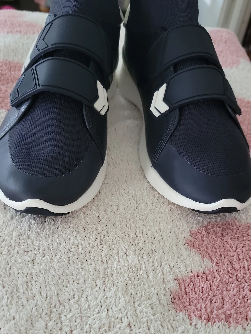 Tory Sport by Tory Burch Chevron Strap Sock Sneakers. Navy Women's Size 9.5 NWOT